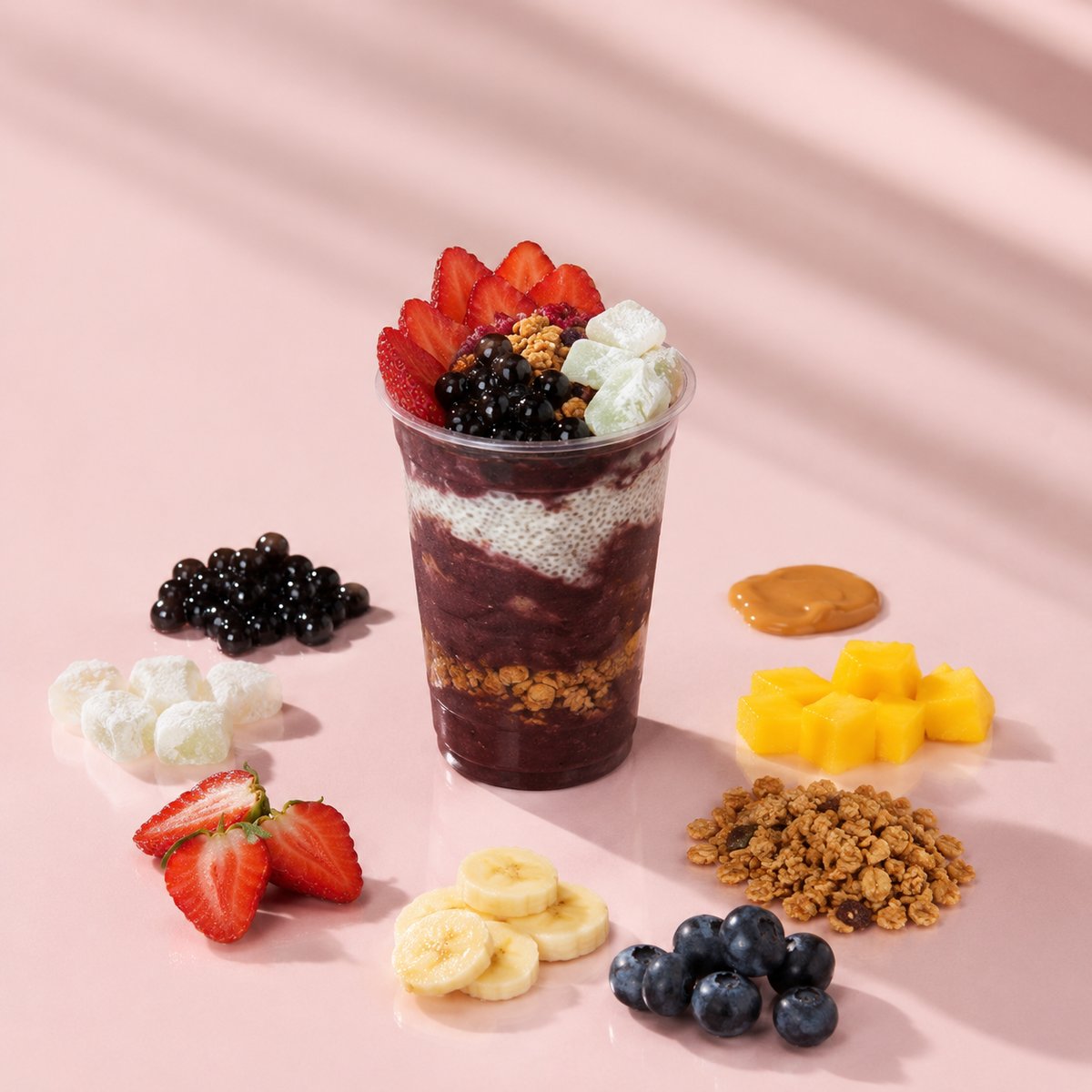 bio açaí bowl mit toppings bei tea99 darmstadt